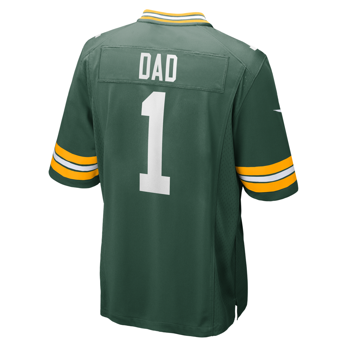 Green Bay Packers Number 1 Dad Green Game Jersey
