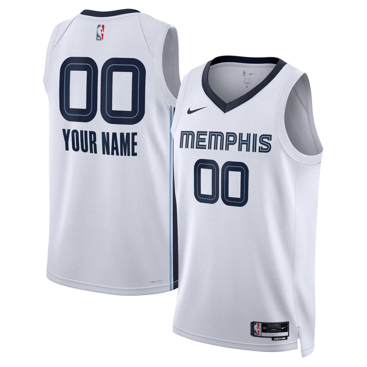 Memphis Grizzlies Nike Association Swingman Jersey - Custom