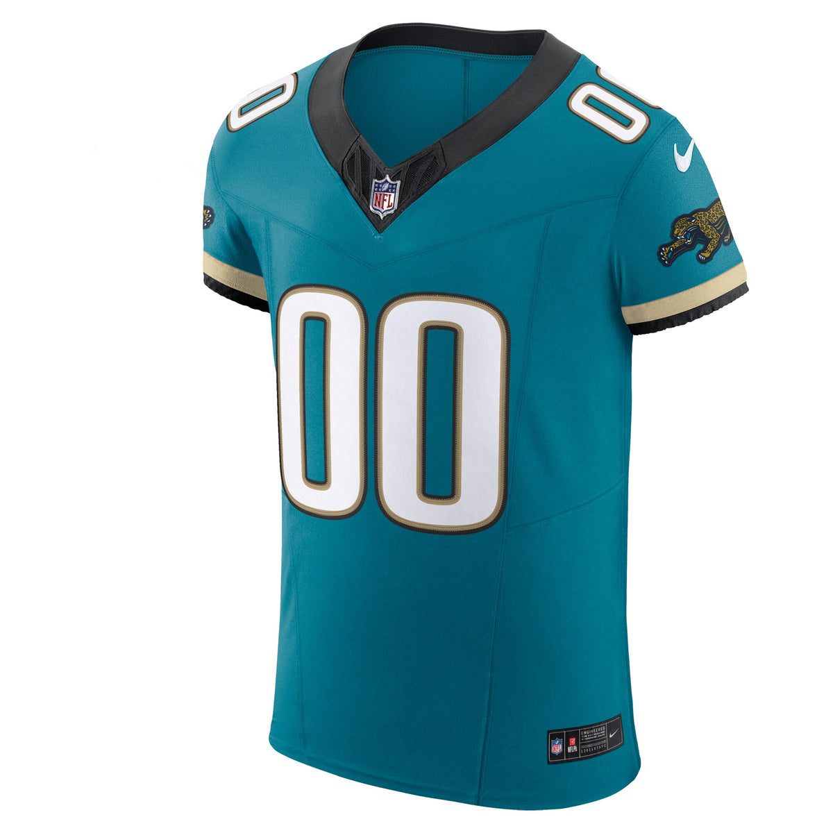 Jacksonville Jaguars Teal Alternate Vapor F.U.S.E. Elite Custom Jersey
