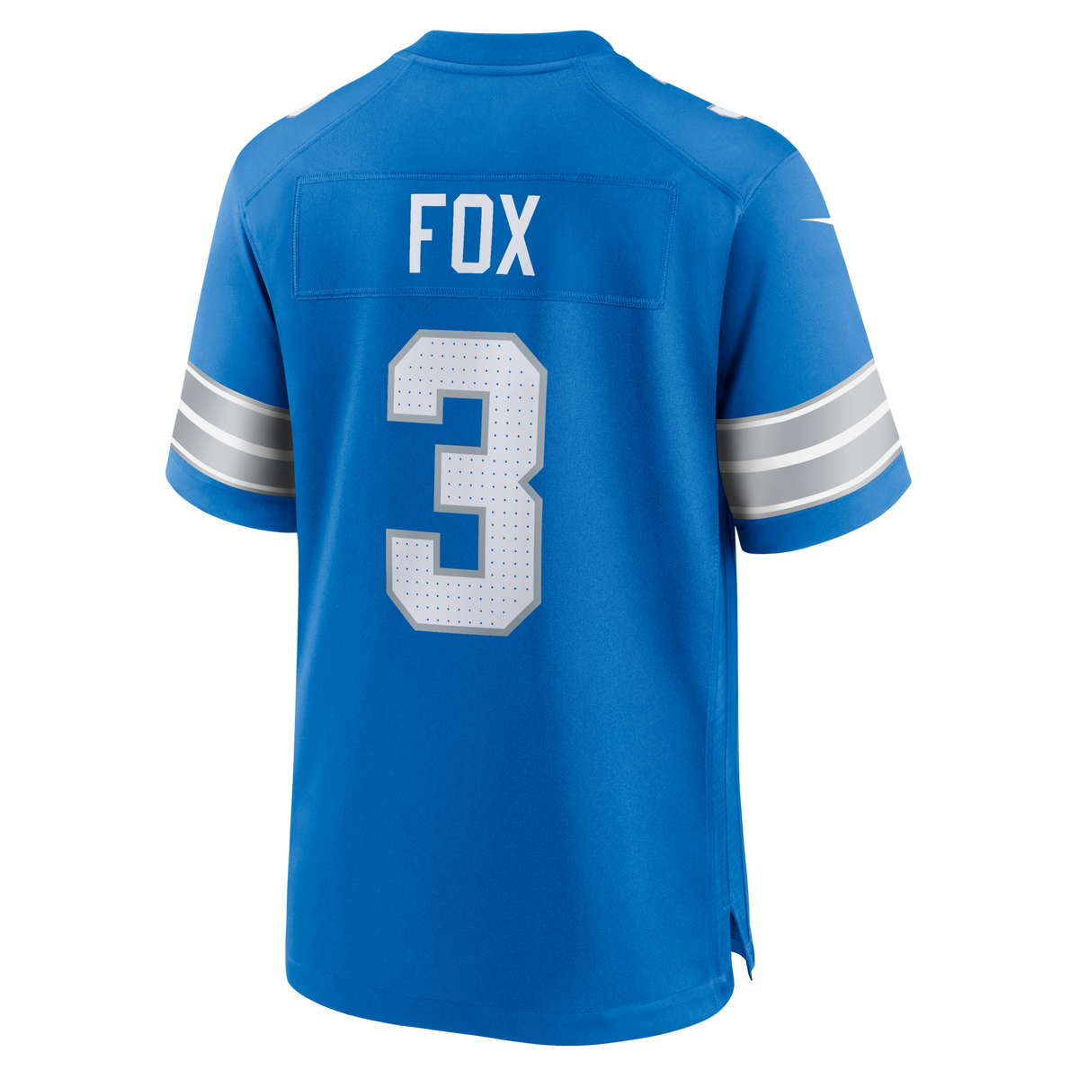 Detroit Lions Jack Fox Blue Team Game Jersey