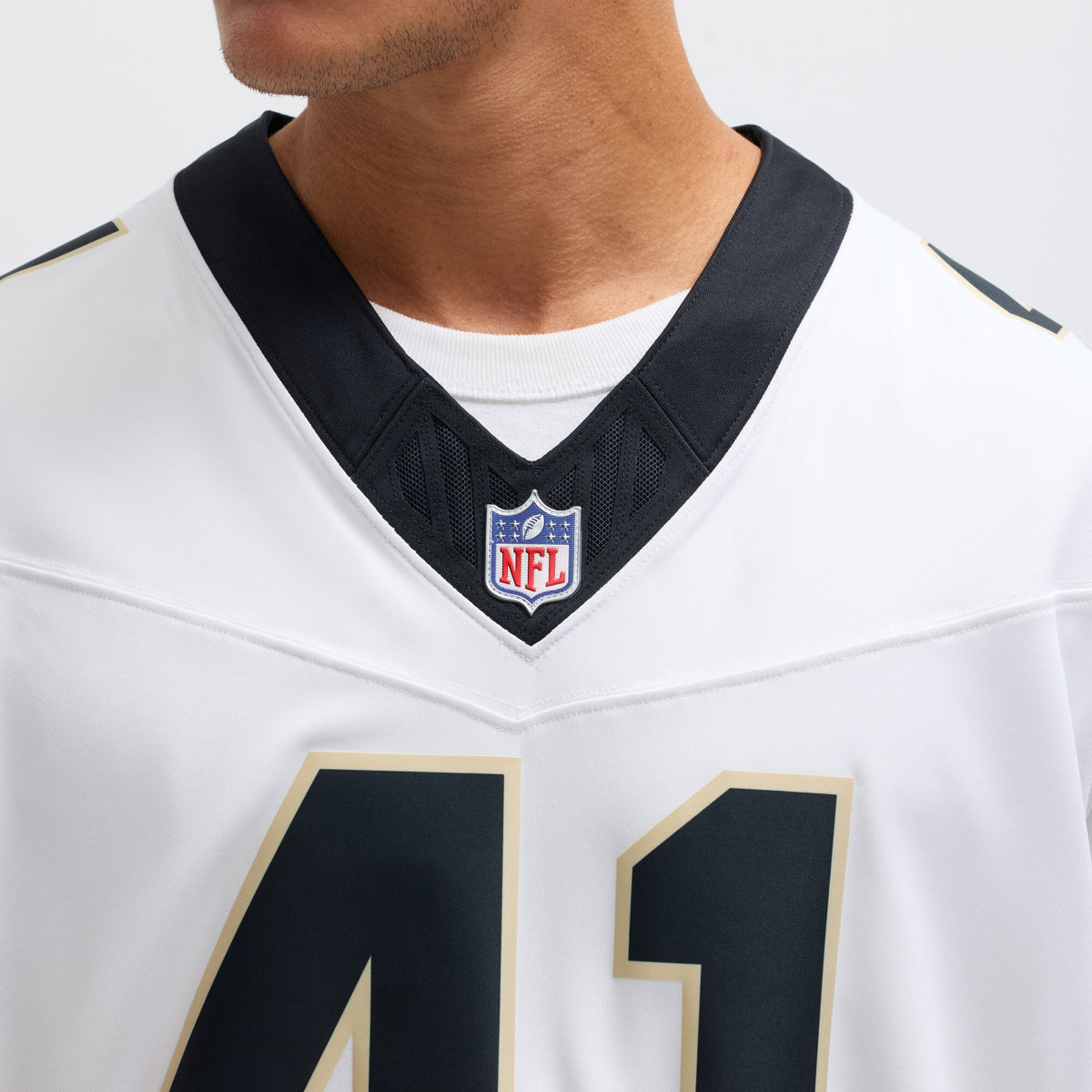 New Orleans Saints Alvin Kamara White Vapor F.U.S.E. Limited Jersey