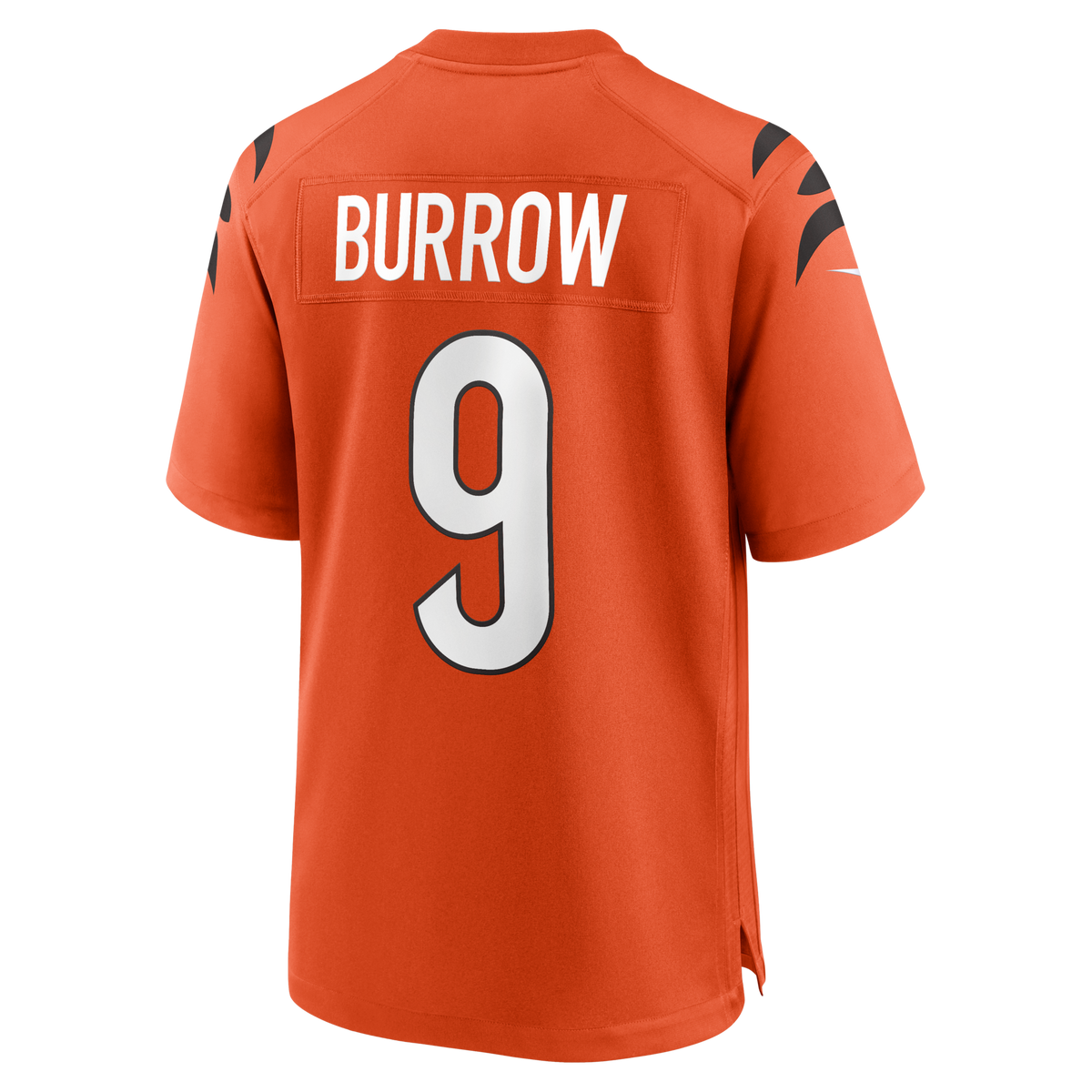 Cincinnati Bengals Joe Burrow Orange Alternate Game Jersey