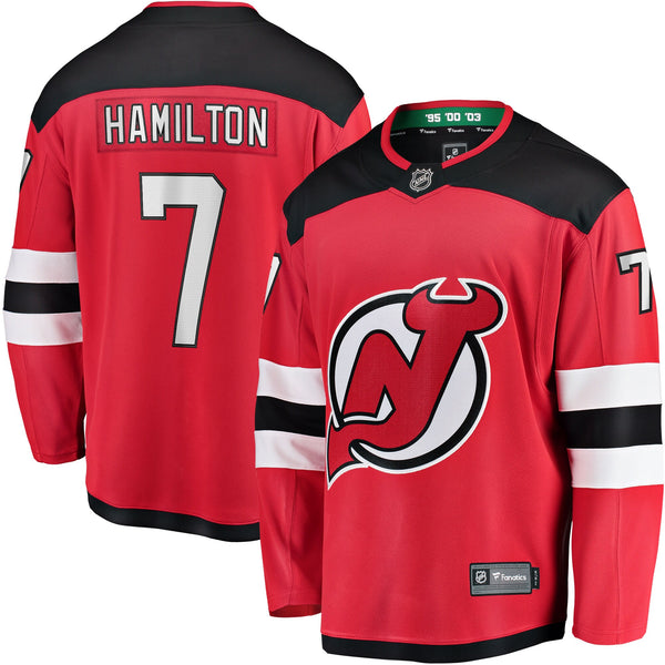 New Jersey Devils Dougie Hamilton Fanatics Red Breakaway Player Jersey