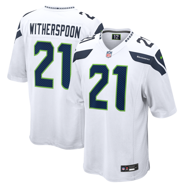 Seattle Seahawks Devon Witherspoon Nike White Game Jersey