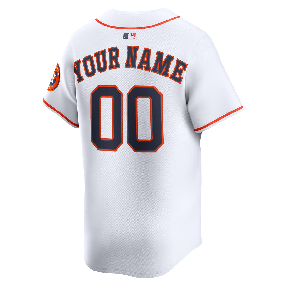 Houston Astros White Home Limited Custom Jersey