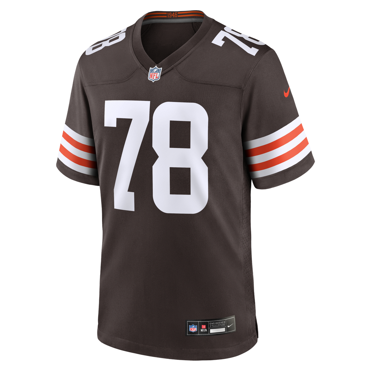 Cleveland Browns Jack Conklin Brown Team Game Jersey