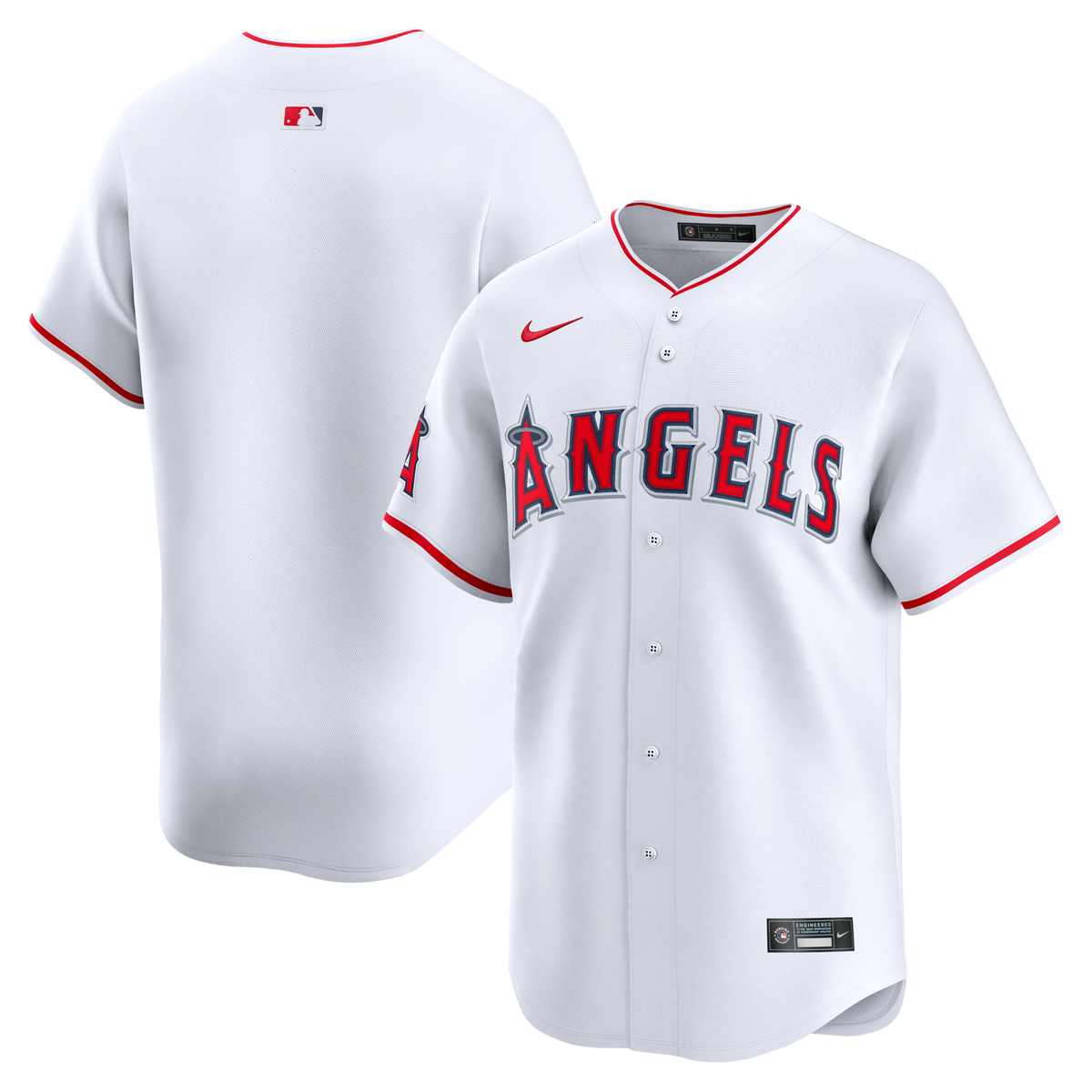 Los Angeles Angels White Home Limited Jersey