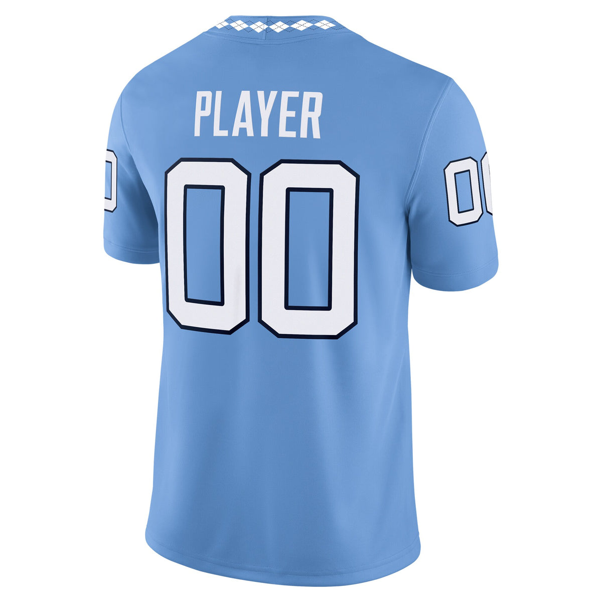 North Carolina Tar Heels Jordan Brand NIL Pick-A-Player Football Game Jersey - Carolina Blue