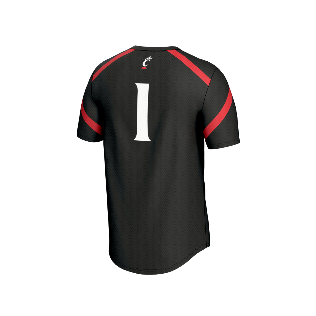 #1 Cincinnati Bearcats GameDay Greats Lacrosse Fashion Jersey - Black