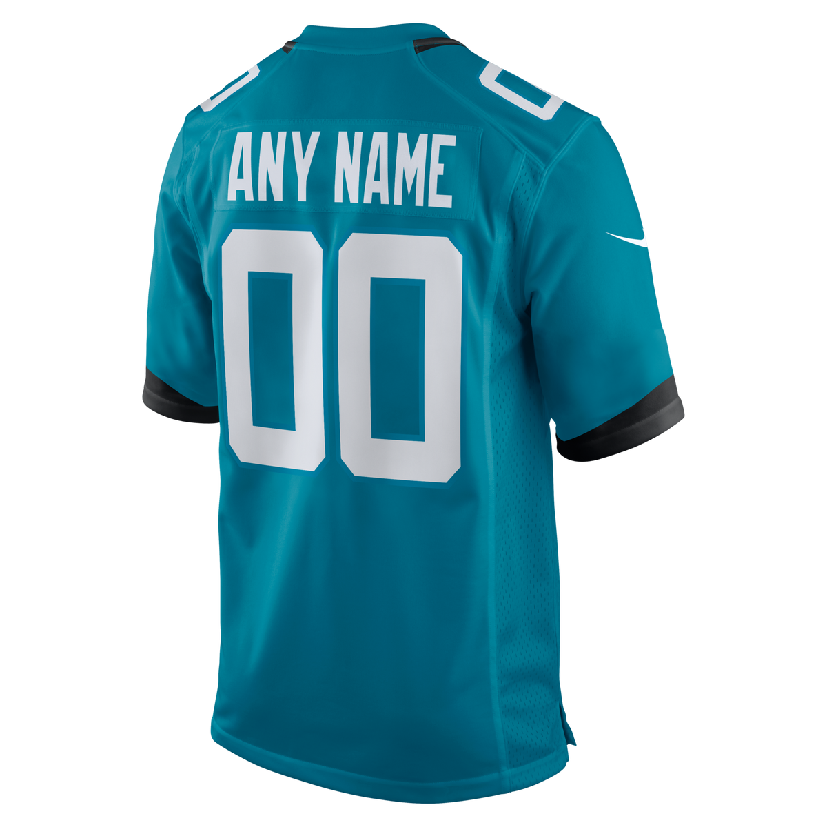 Jacksonville Jaguars Teal Custom Game Jersey