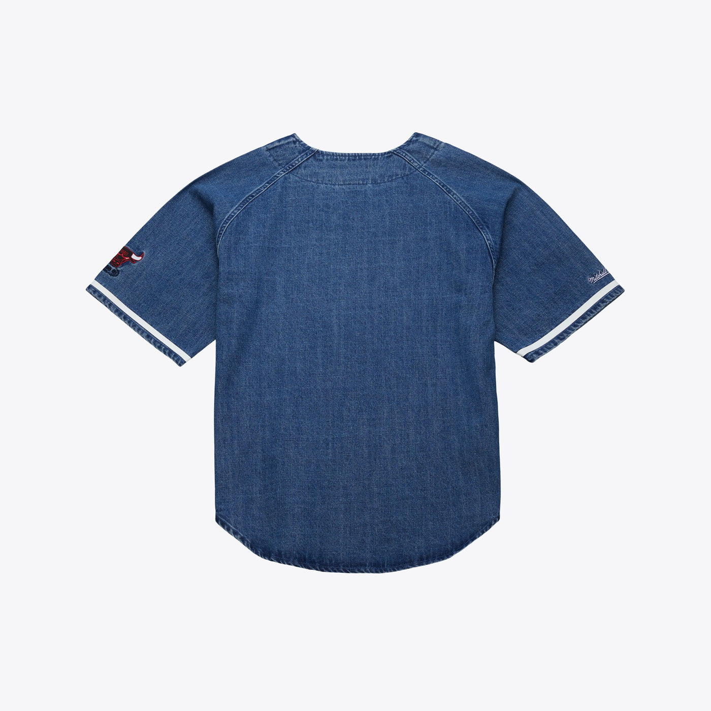 Chicago Bulls Mitchell & Ness Summer Breeze Baseball Jersey - Blue -