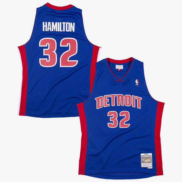 Detroit Pistons Mitchell & Ness Richard Hamilton 2003 Swingman Authentic Jersey - Royal Blue