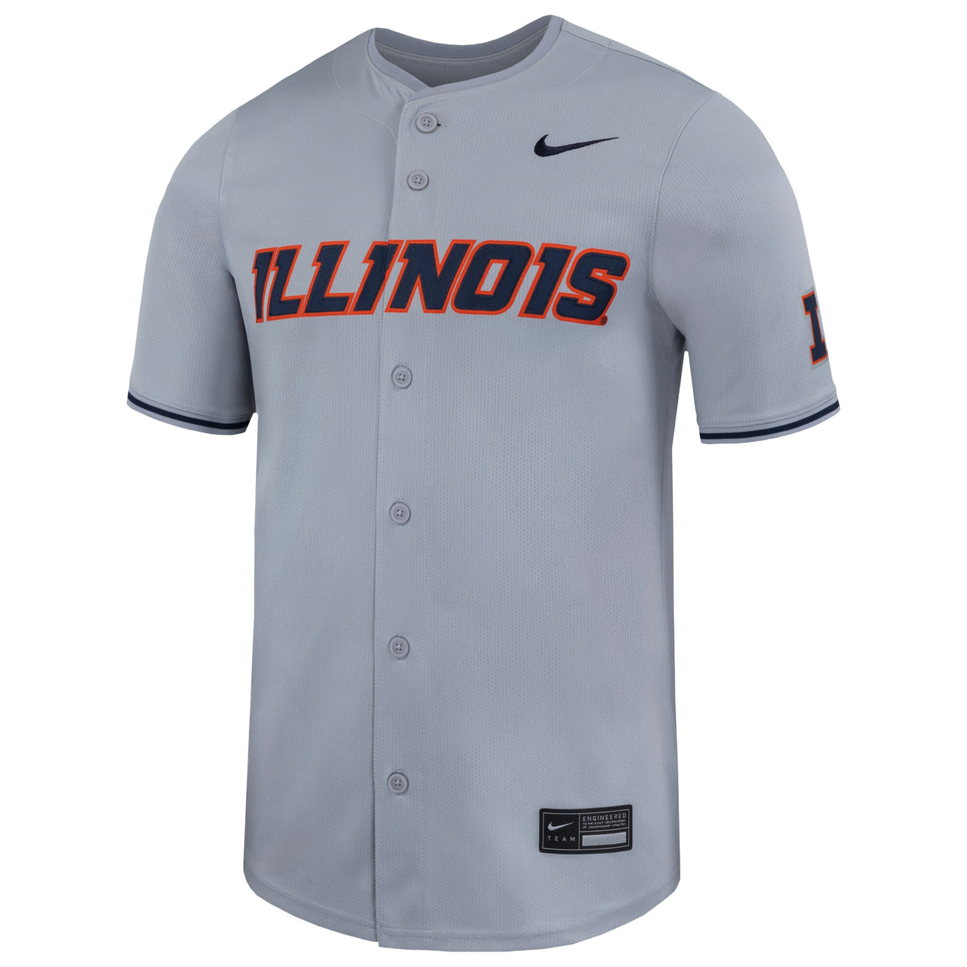 Nike Gray Illinois Fighting Illini Limited Baseball Jersey