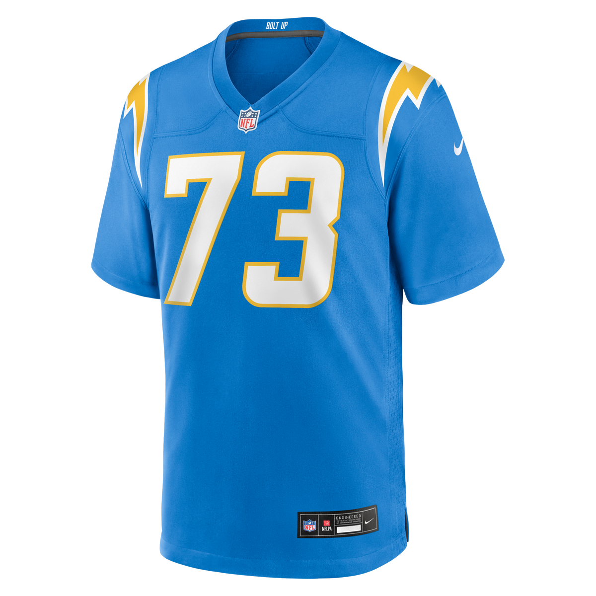 Los Angeles Chargers Alex Harkey Powder Blue Team Game Jersey