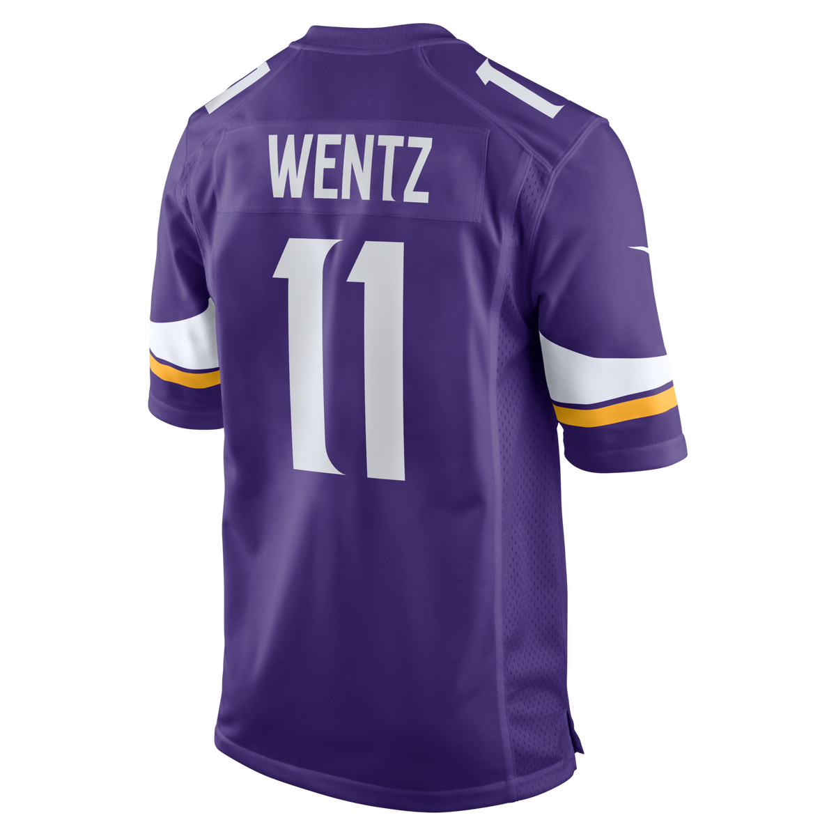 Minnesota Vikings Carson Wentz Purple Team Game Jersey