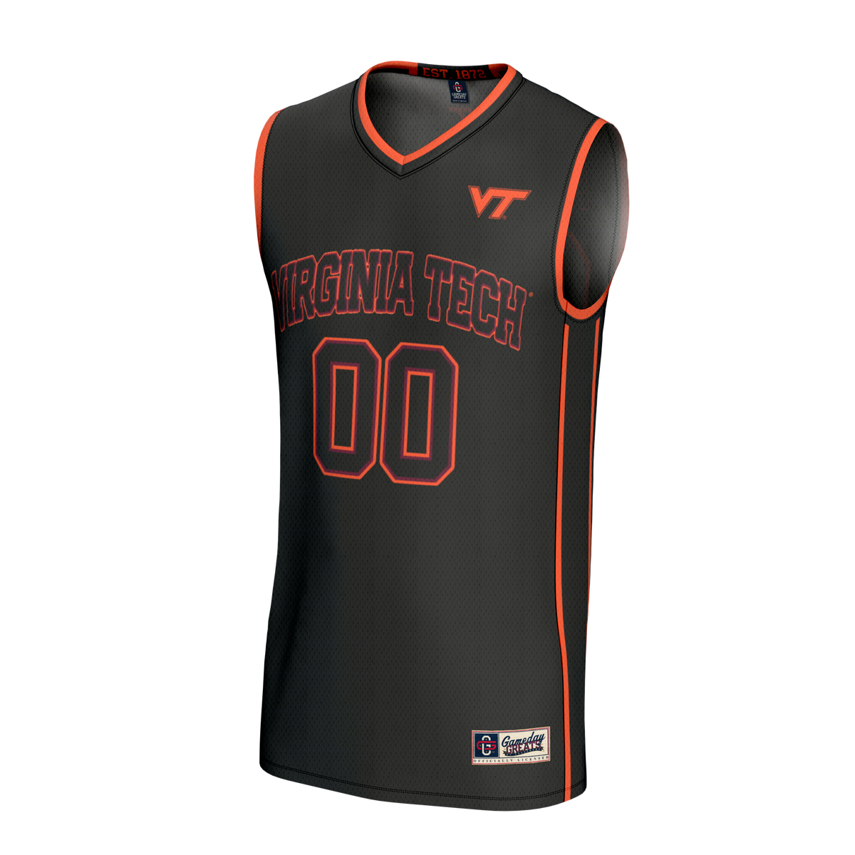 Virginia Tech Hokies GameDay Greats Lightweight Collegiate Basketball NIL Pick-A-Player Fashion Jersey - Black