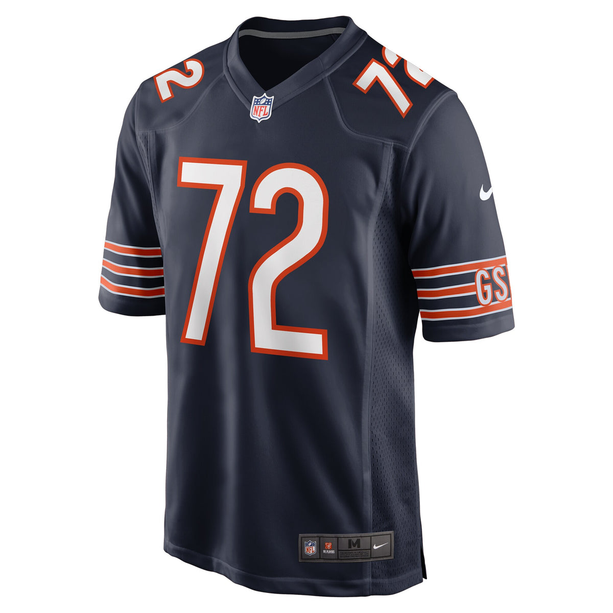 Chicago Bears Kiran Amegadjie Navy Game Jersey