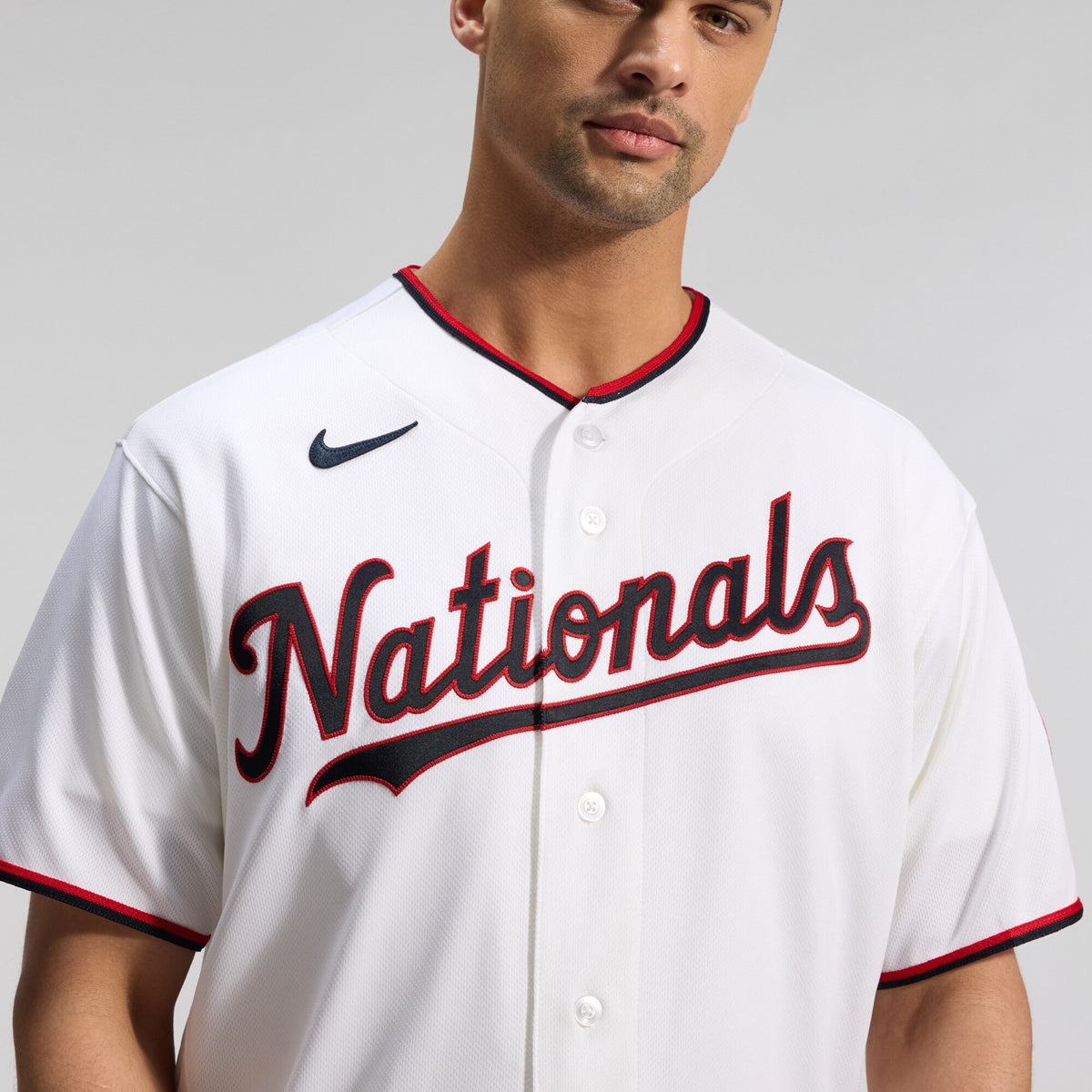 Washington Nationals White Home Authentic Jersey