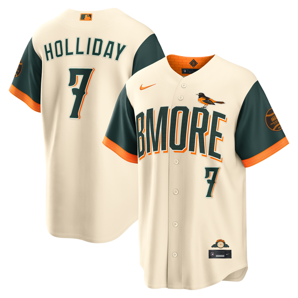 Baltimore Orioles Jackson Holliday Nike Cream 2026 City Connect Stadium Jersey