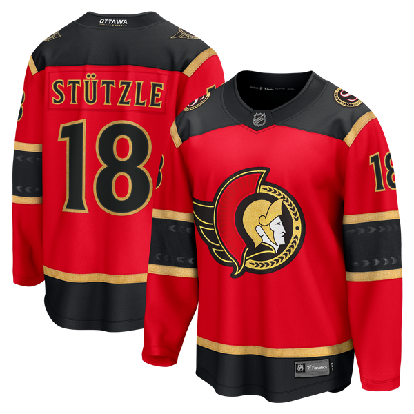 Ottawa Senators Tim Stutzle Fanatics Red Alternate Breakaway Jersey