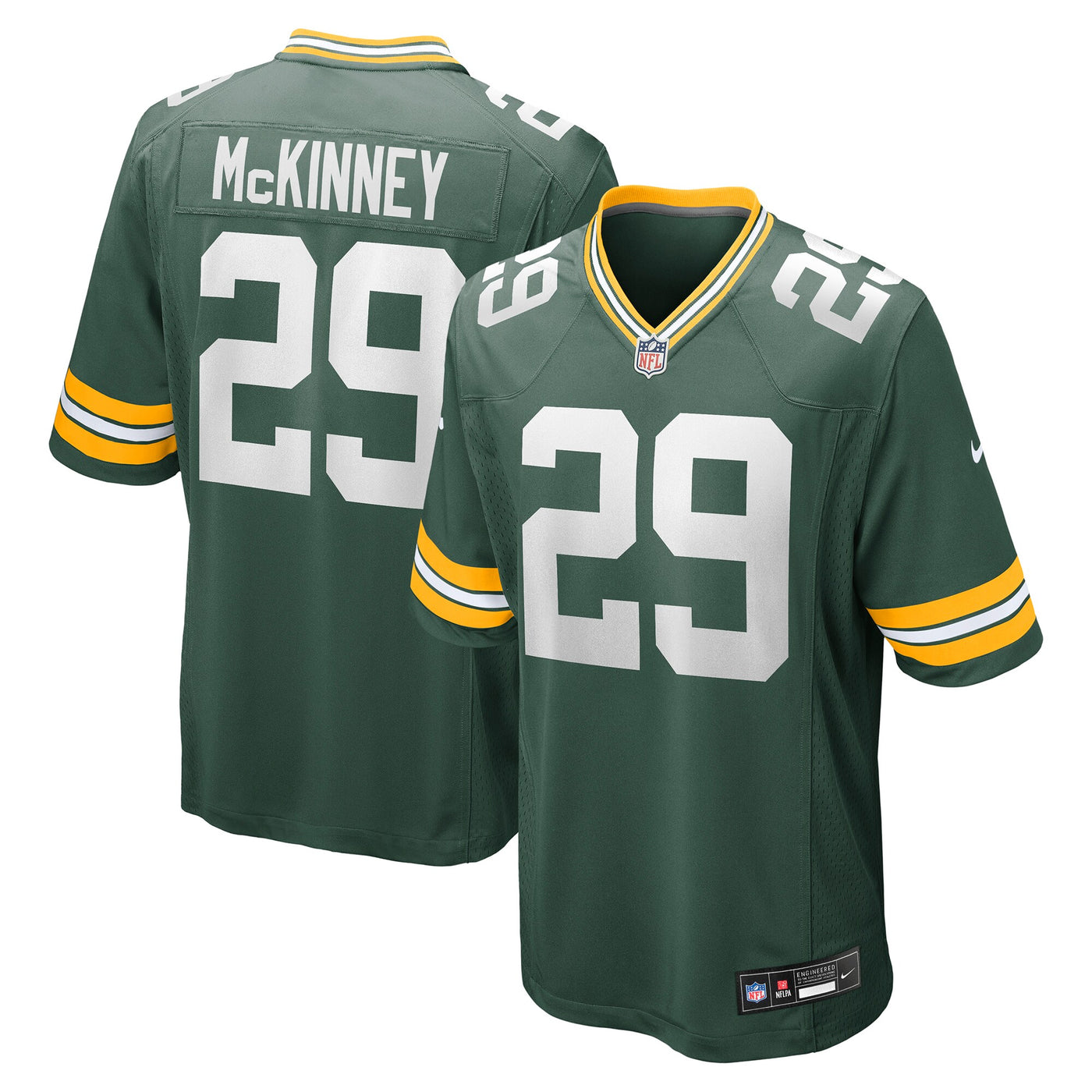 Green Bay Packers Xavier McKinney Nike Green Team Game Jersey