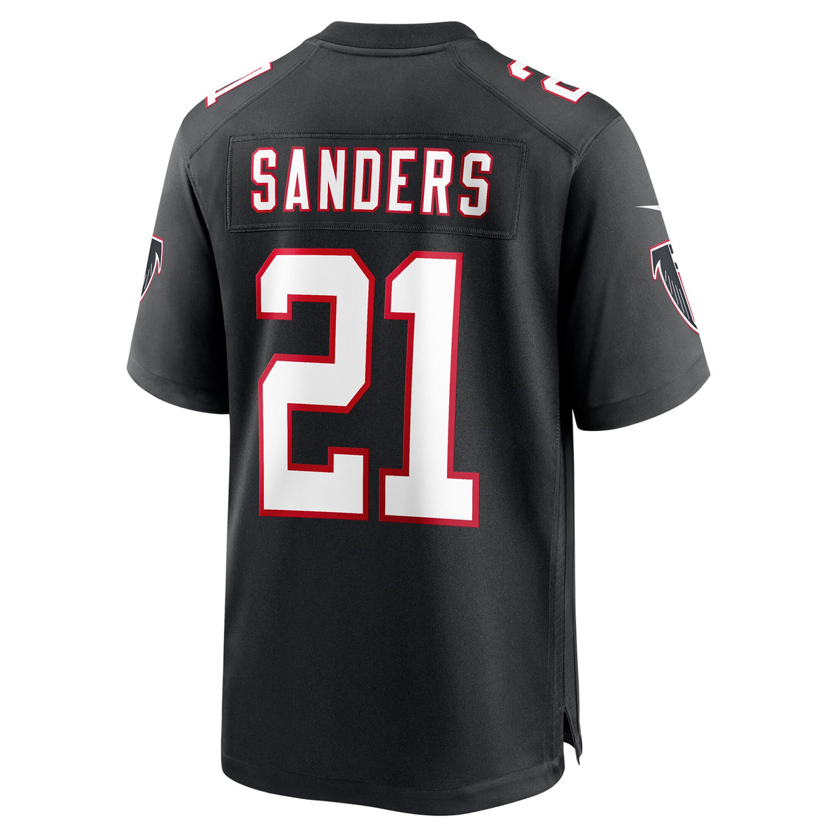 Atlanta Falcons Deion Sanders Black Retired Player Alternate Game Jersey