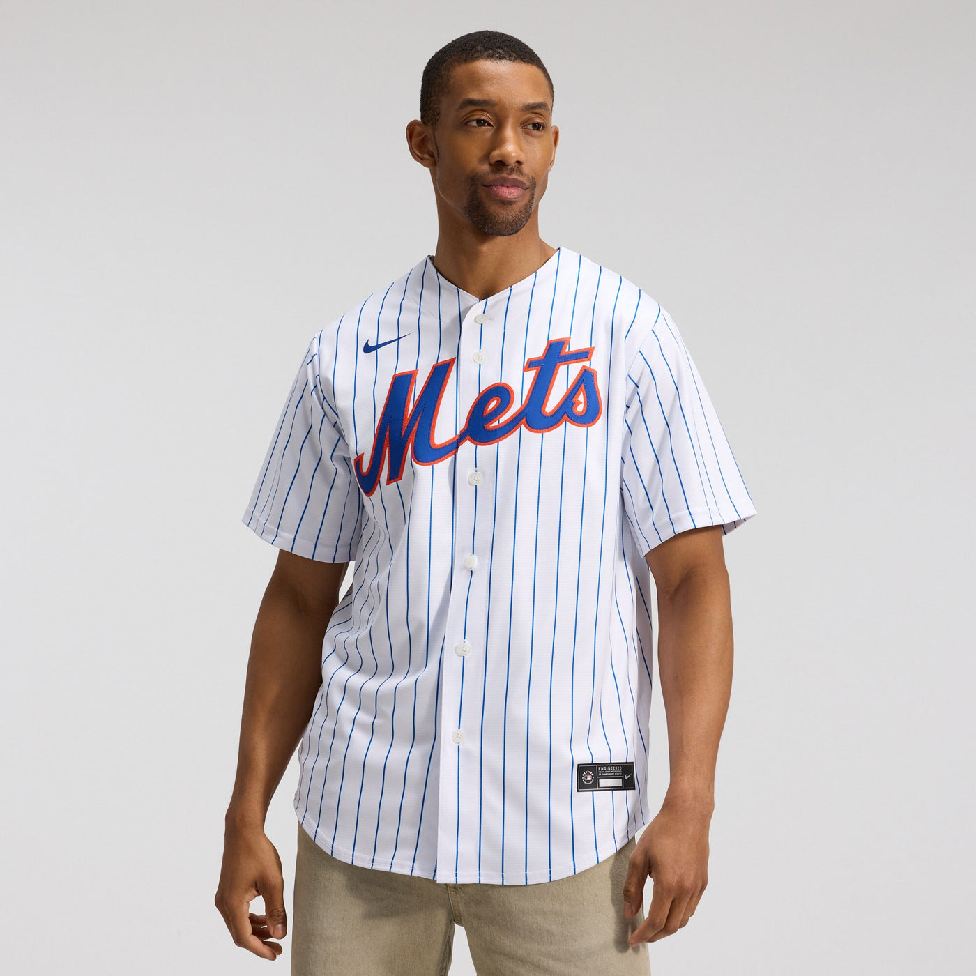 New York Mets Nike White Home Replica Player Jersey