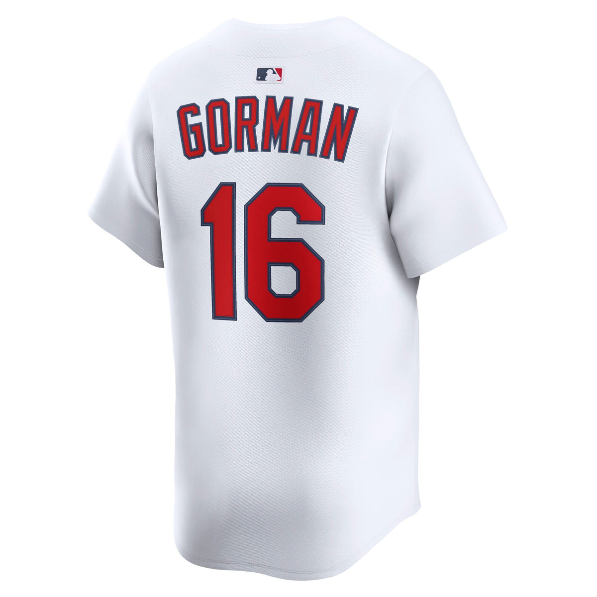 St. Louis Cardinals Nolan Gorman White Home Limited Player Jersey
