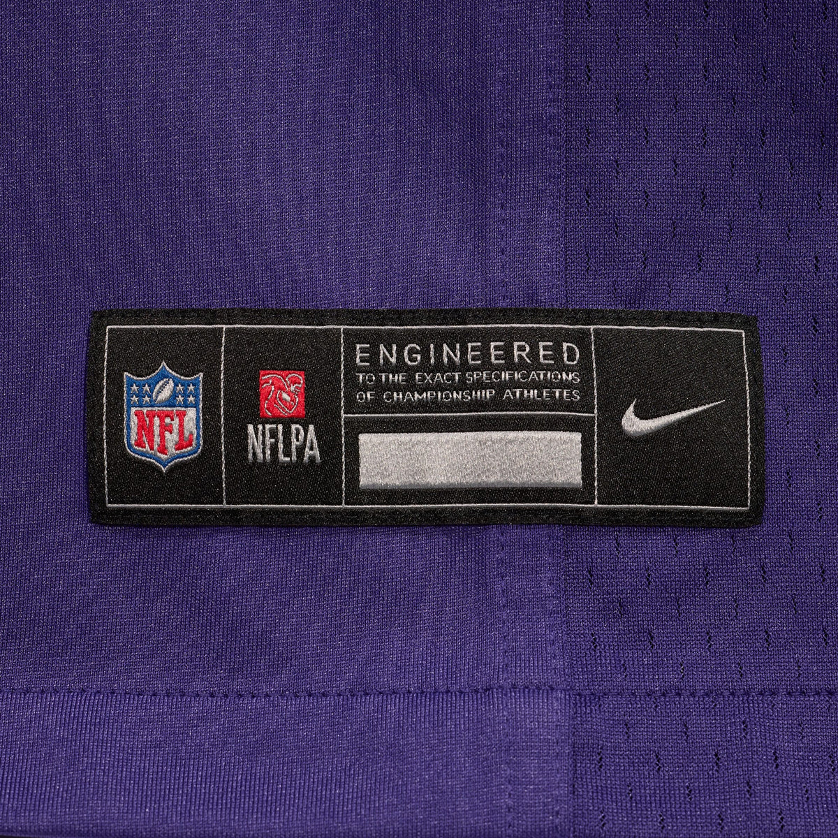 Baltimore Ravens Justice Hill Purple Game Jersey