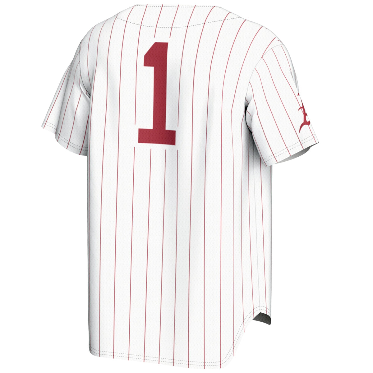 #1 Arkansas Razorbacks GameDay Greats Lightweight Baseball Jersey - White