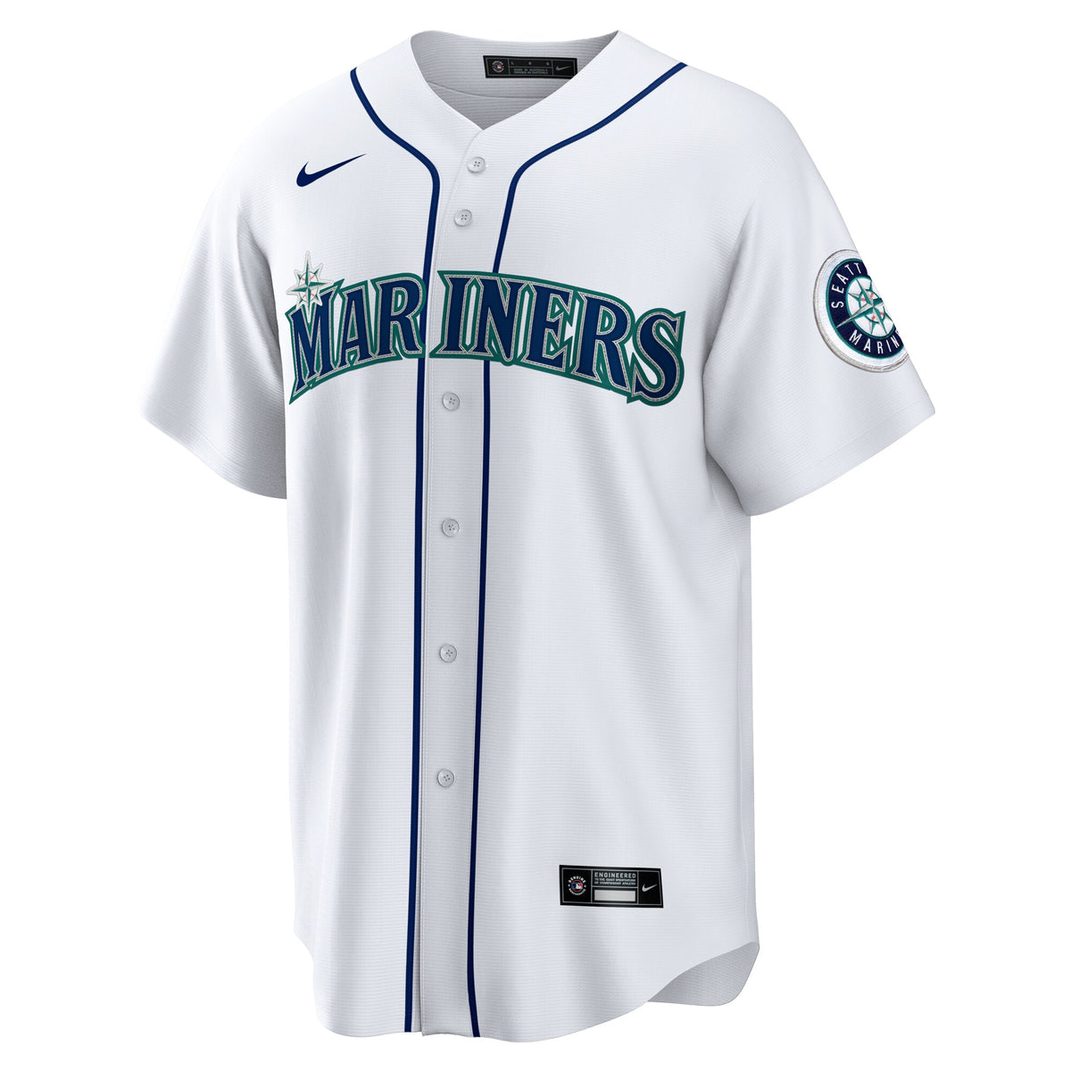 Seattle Mariners Julio Rodríguez White Home Replica Jersey