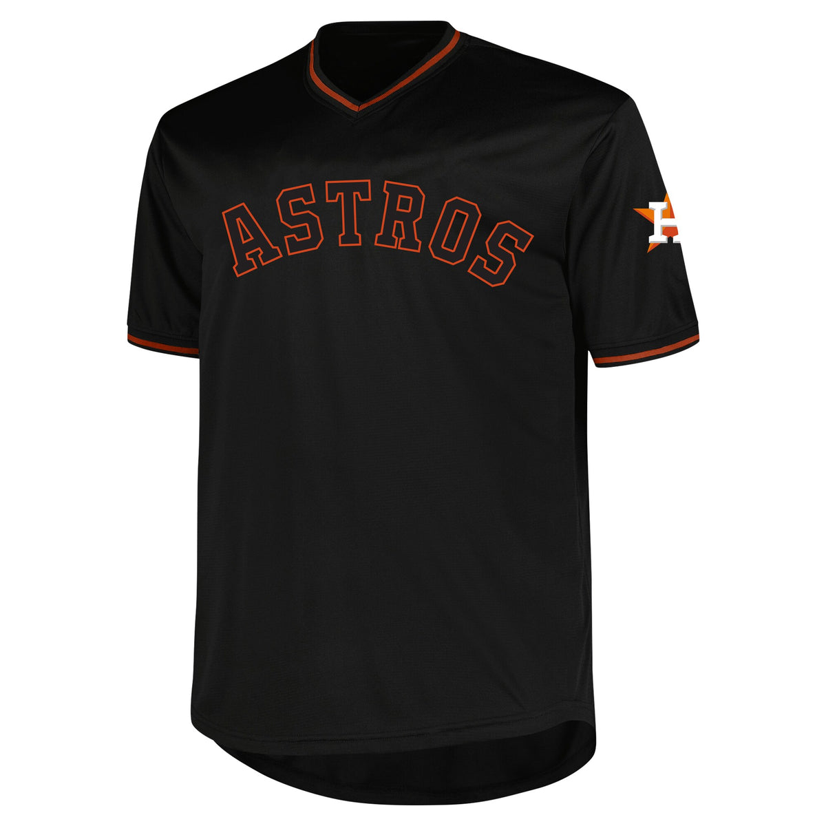 Houston Astros Profile Black Big & Tall Pop Fashion Jersey
