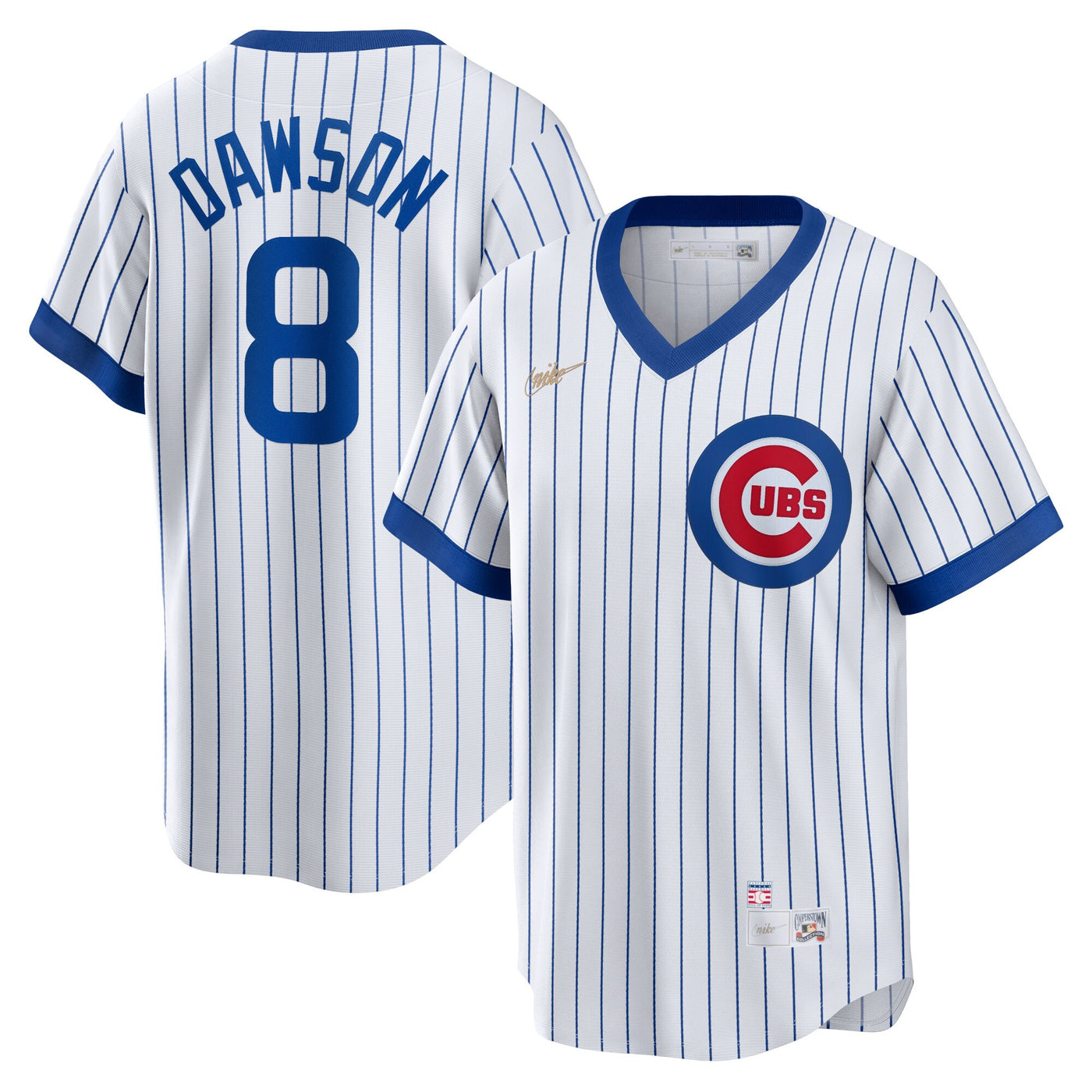 Chicago Cubs Andre Dawson Nike White Home Cooperstown Collection Player Jersey