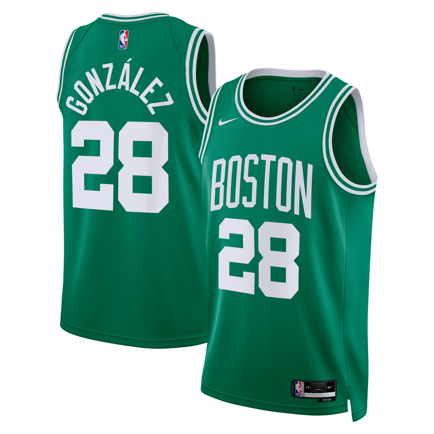 Boston Celtics Nike Icon Edition Swingman Jersey - Kelly Green - Hugo González