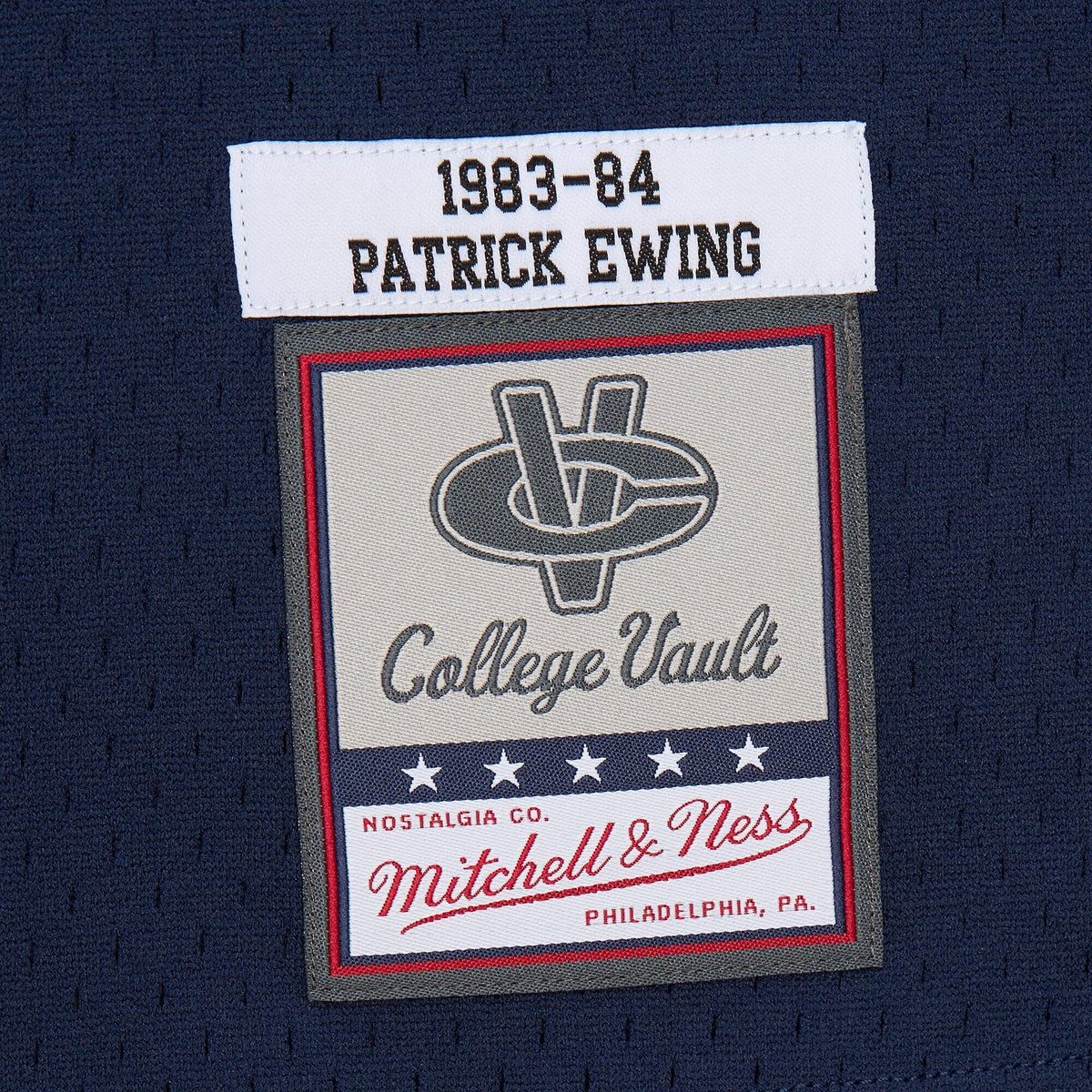 Patrick Ewing Georgetown Hoyas 1983/84 Jersey - Navy