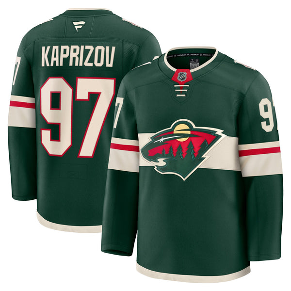 Minnesota Wild Kirill Kaprizov Fanatics Green Home Premium Jersey