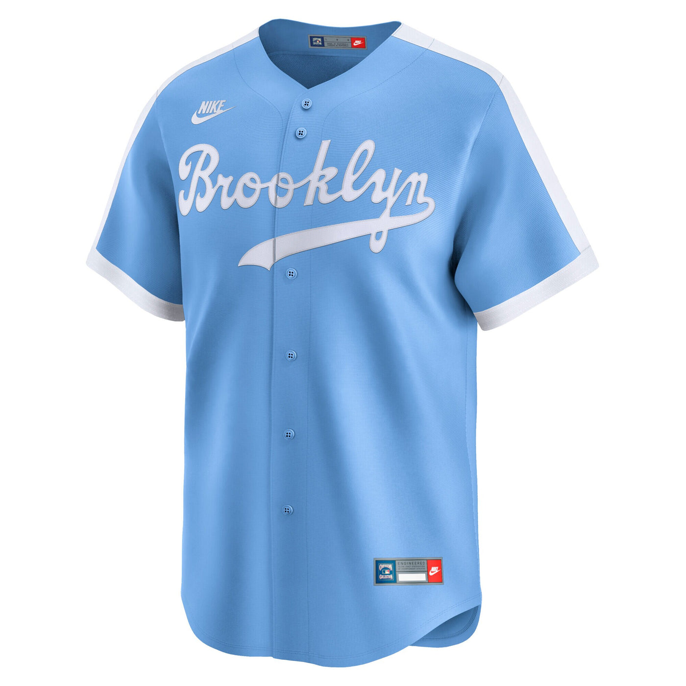 Brooklyn Dodgers Jackie Robinson Nike Light Blue Cooperstown Collection Limited Jersey