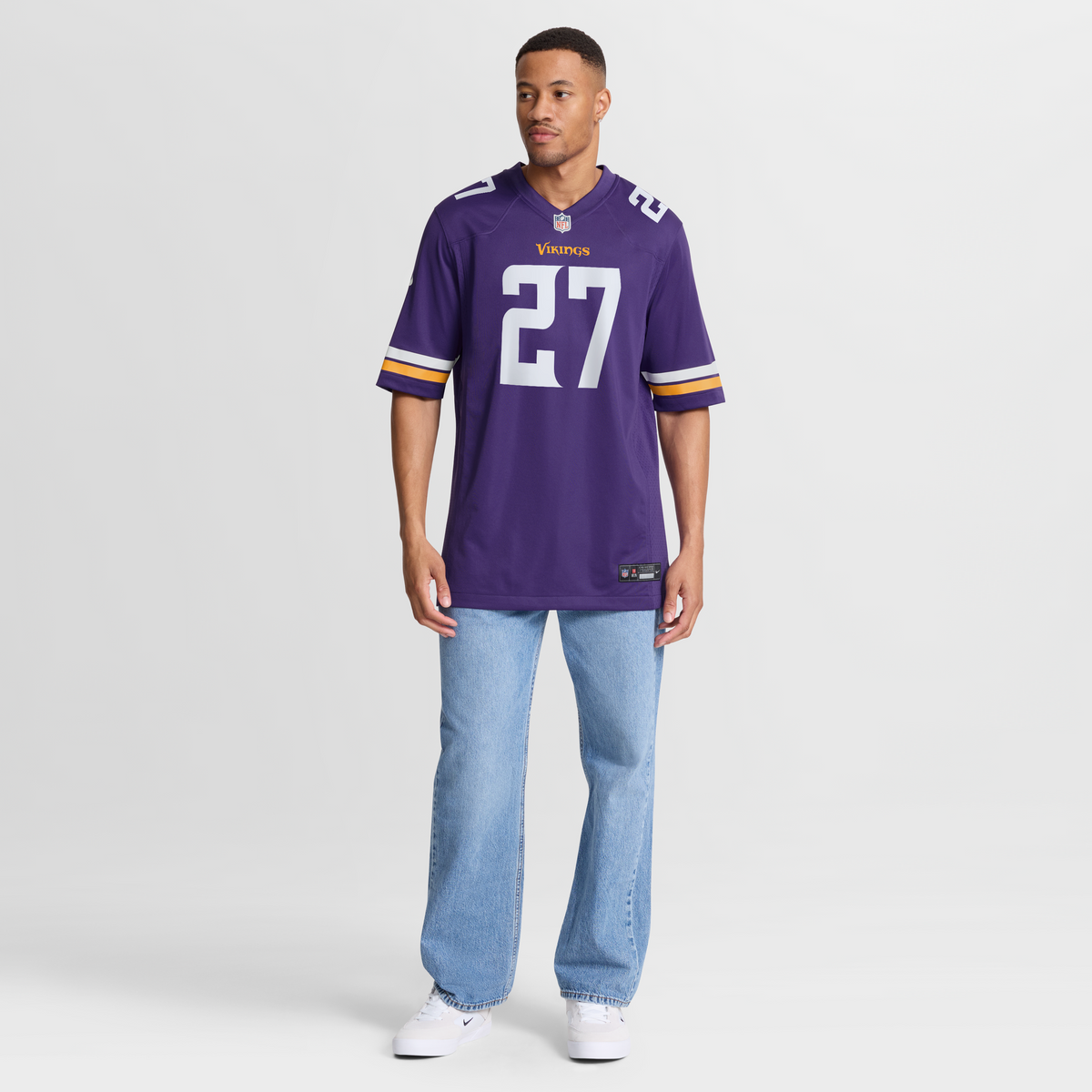 Minnesota Vikings Jordan Mason Nike Purple Team Game Jersey