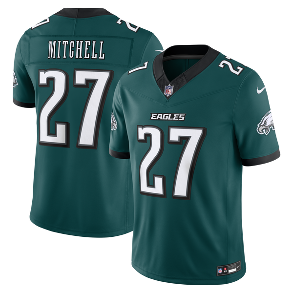 Philadelphia Eagles Quinyon Mitchell Nike Midnight Green Team Vapor F.U.S.E. Stitched Limited Jersey