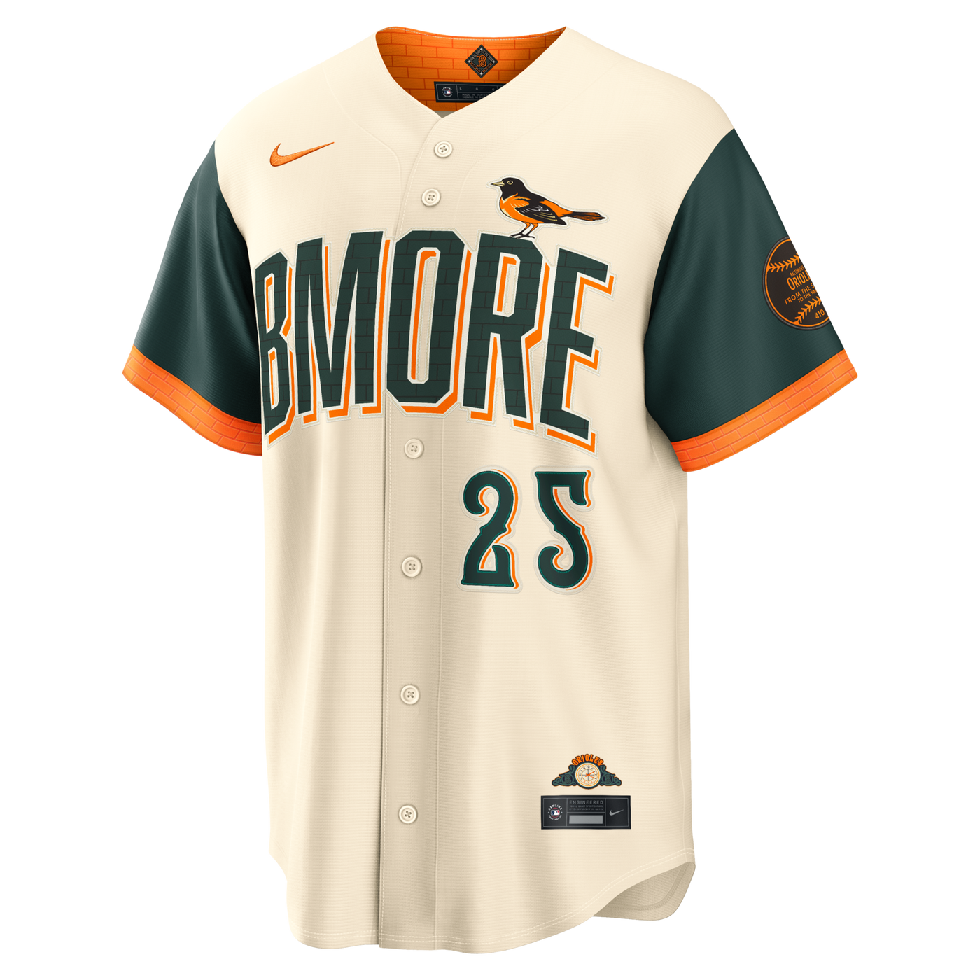 Baltimore Orioles Pete Alonso Nike Cream 2026 City Connect Stadium Jersey