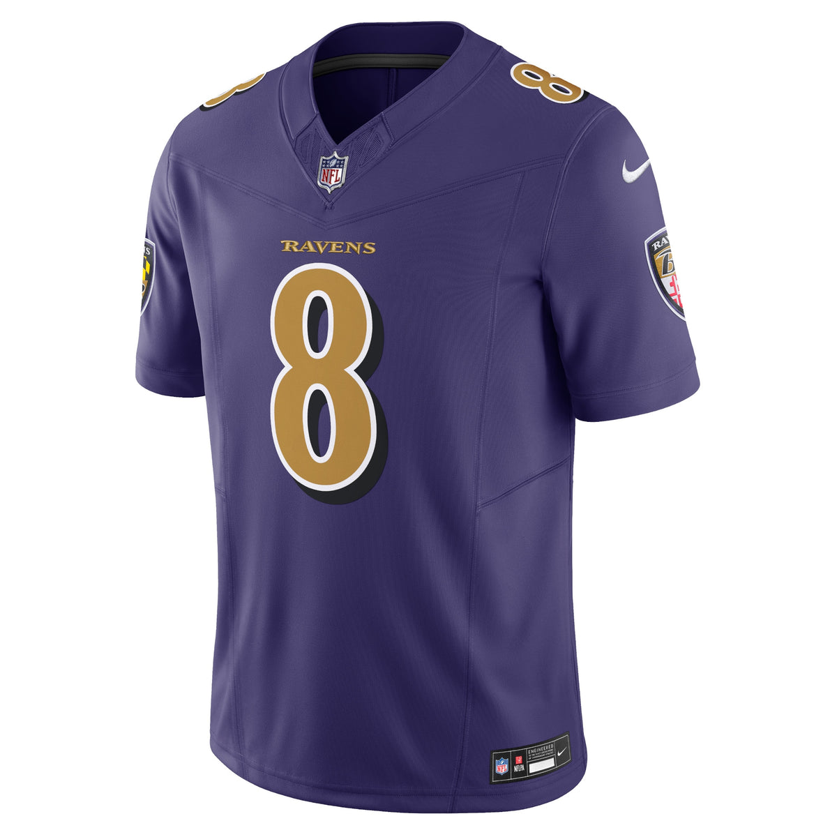 Baltimore Ravens Lamar Jackson Purple Vapor F.U.S.E. Limited Jersey