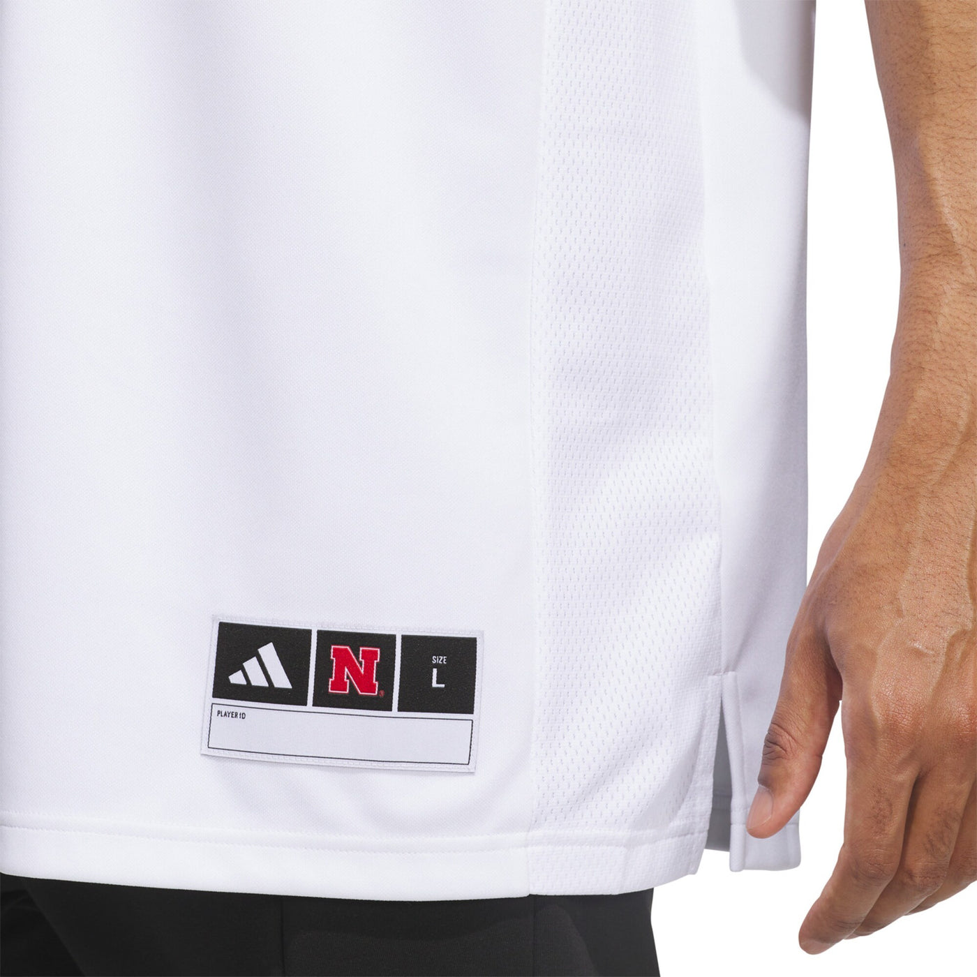 adidas #1 White Nebraska Huskers Away Premier Football Jersey