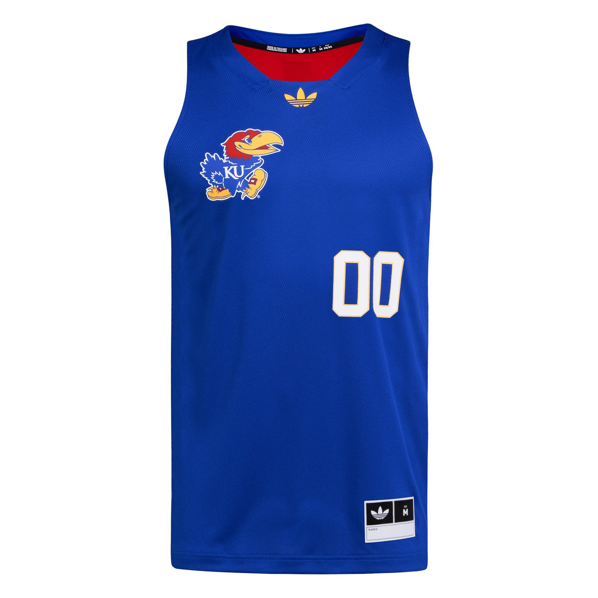 #00 Kansas Jayhawks Black History Month Basketball Jersey - Royal/Red