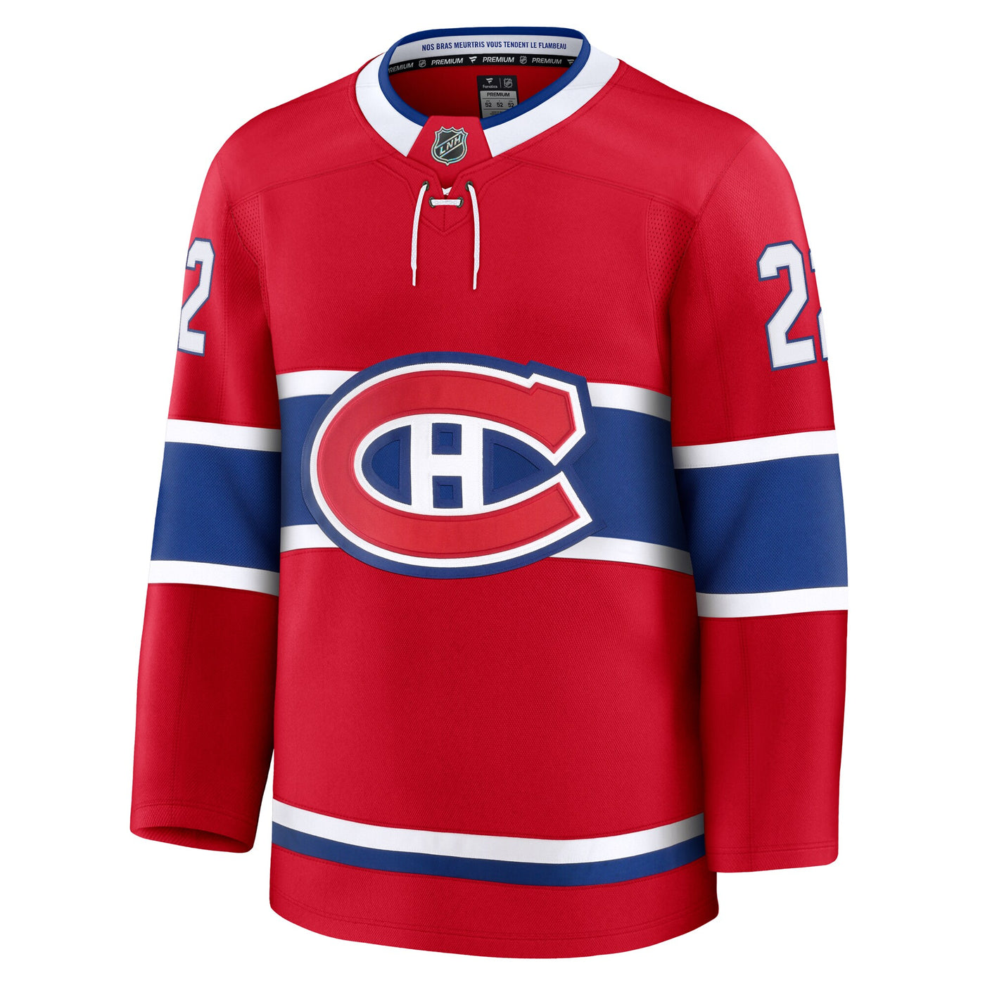 Montreal Canadiens Cole Caufield Fanatics Red Home Premium Jersey