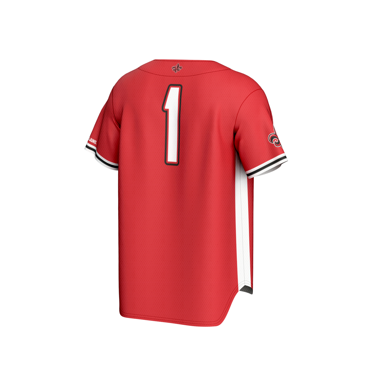 #1 Louisiana Ragin' Cajuns GameDay Greats Lightweight Baseball Fashion Jersey - Cardinal