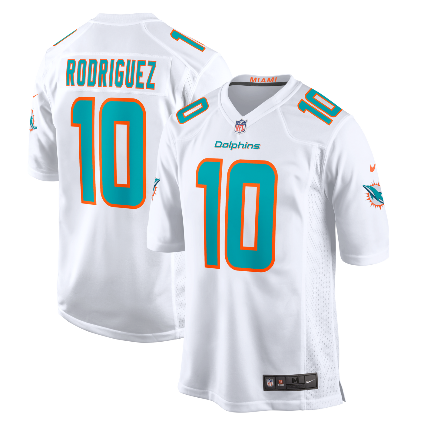 Miami Dolphins Jacob Rodriguez Nike White Game Jersey