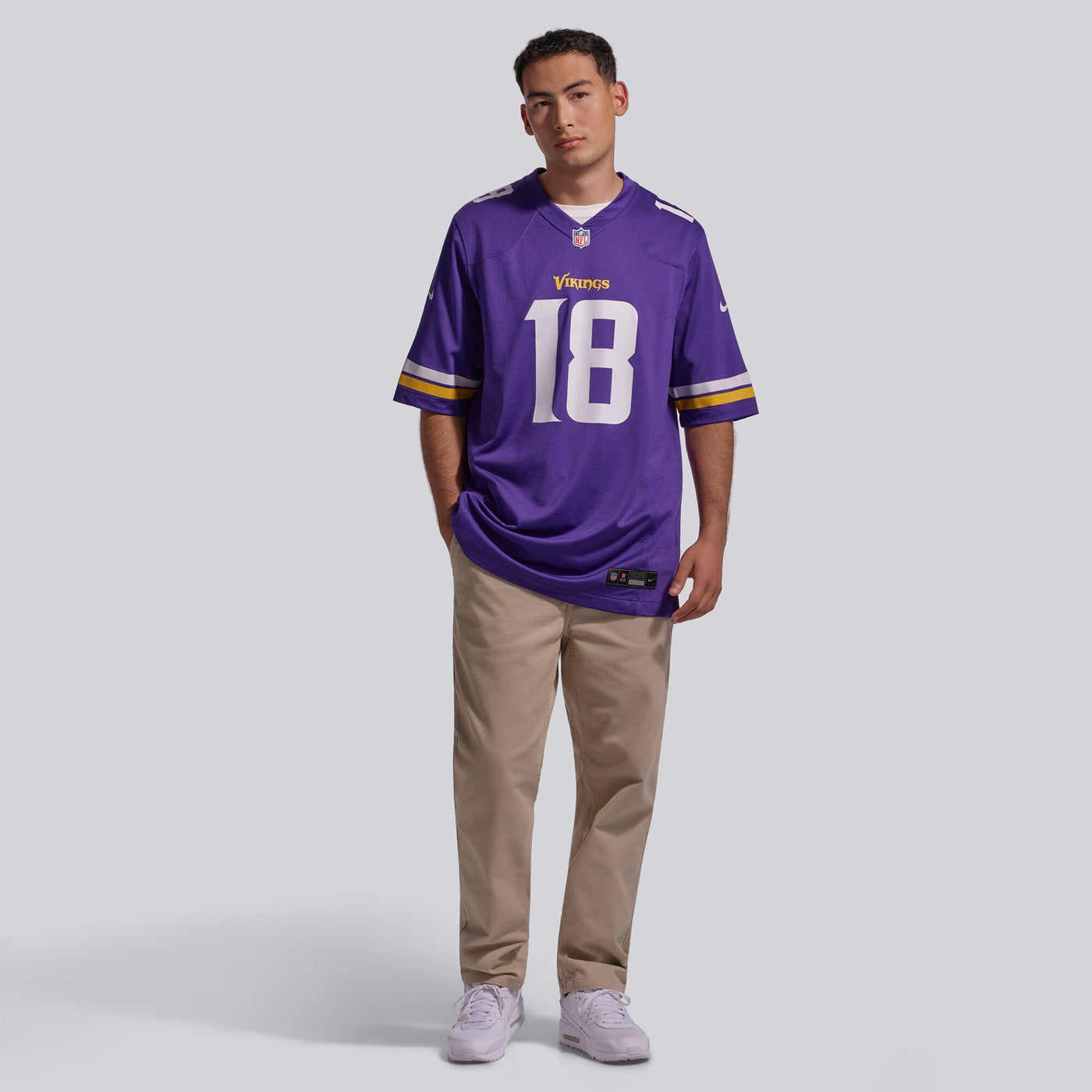 Minnesota Vikings Justin Jefferson Nike Purple Player Game Jersey