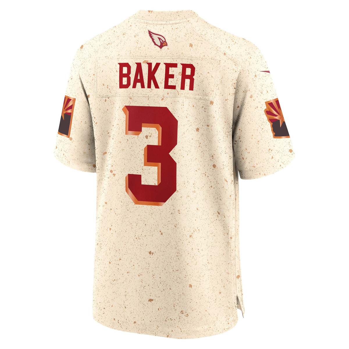 Arizona Cardinals Budda Baker Natural 2025 Rivalries Collection Game Jersey