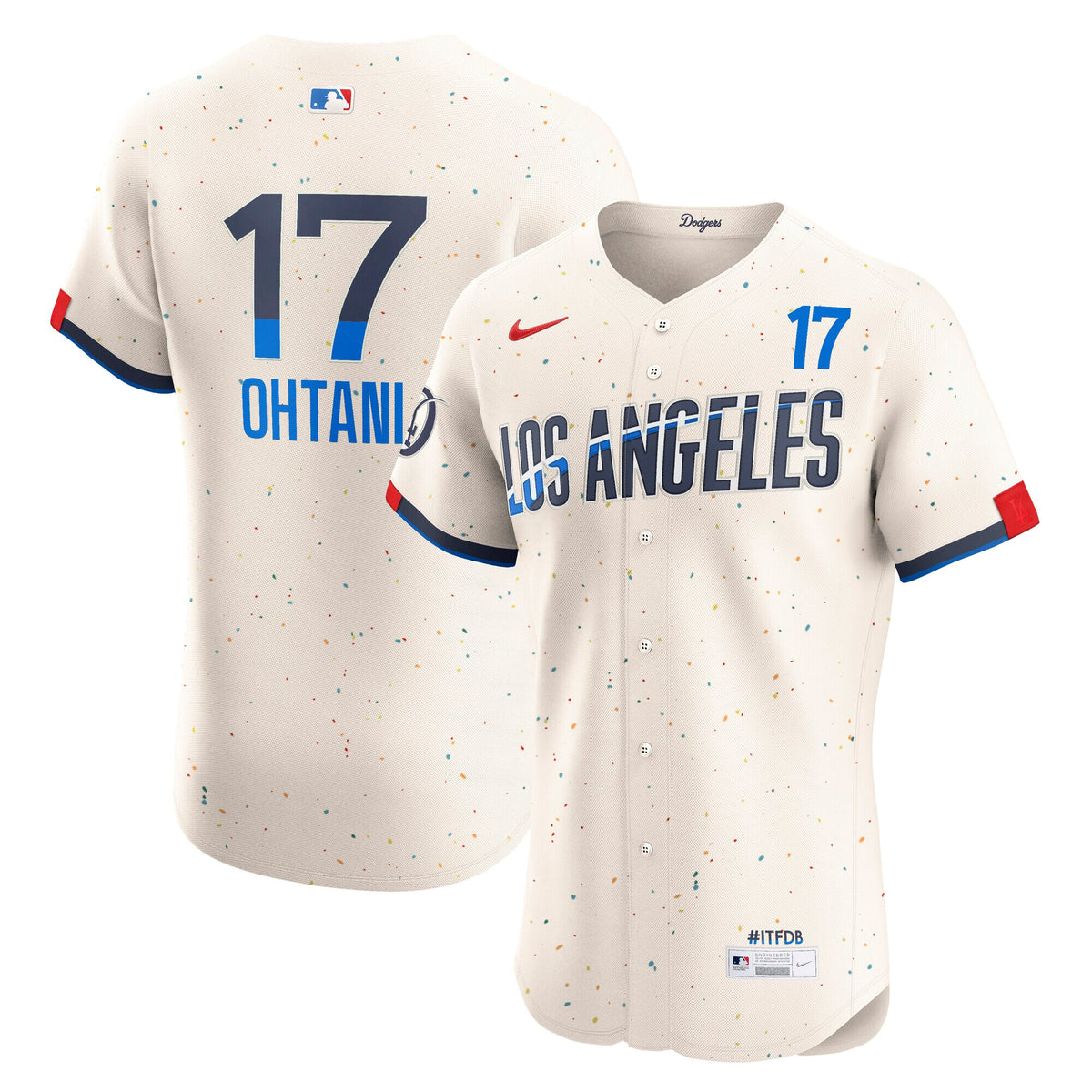 Los Angeles Dodgers Shohei Ohtani Cream City Connect Elite Jersey
