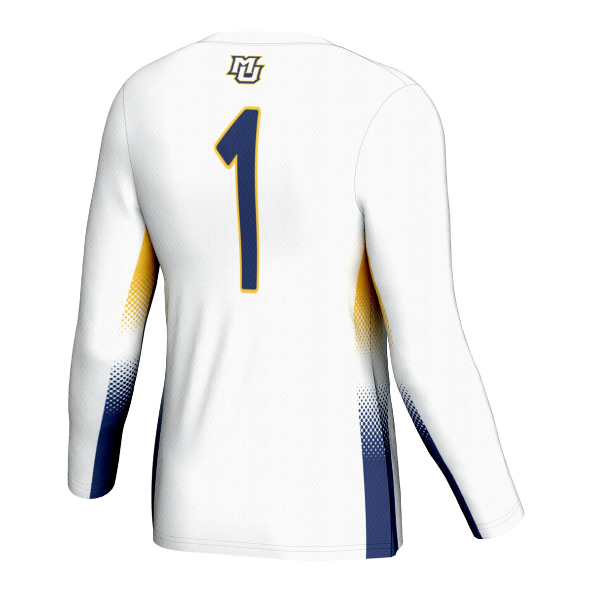 #1 Marquette Golden Eagles GameDay Greats Lightweight Volleyball Jersey - White